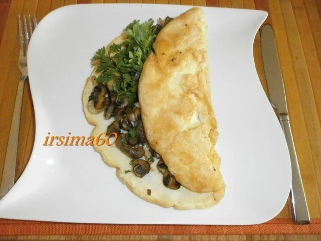 Rezept: Omelette mit Champignons Bild Nr. 2 Omelette mit Champignons - Rezept - Bild Nr. 2