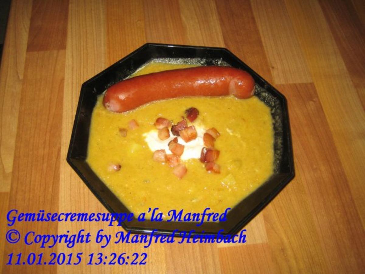 Suppen – Gemüsecremesuppe a’la Manfred - Rezept