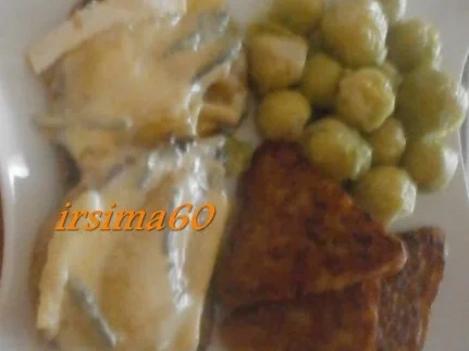 Rezept: Minutensteaks mit Mango und mit Cambozola überbacken Bild Nr. 2 Minutensteaks mit Mango und mit Cambozola überbacken - Rezept - Bild Nr. 2