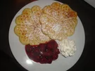 Waffeln mit Zimt-Kirschen - Rezept