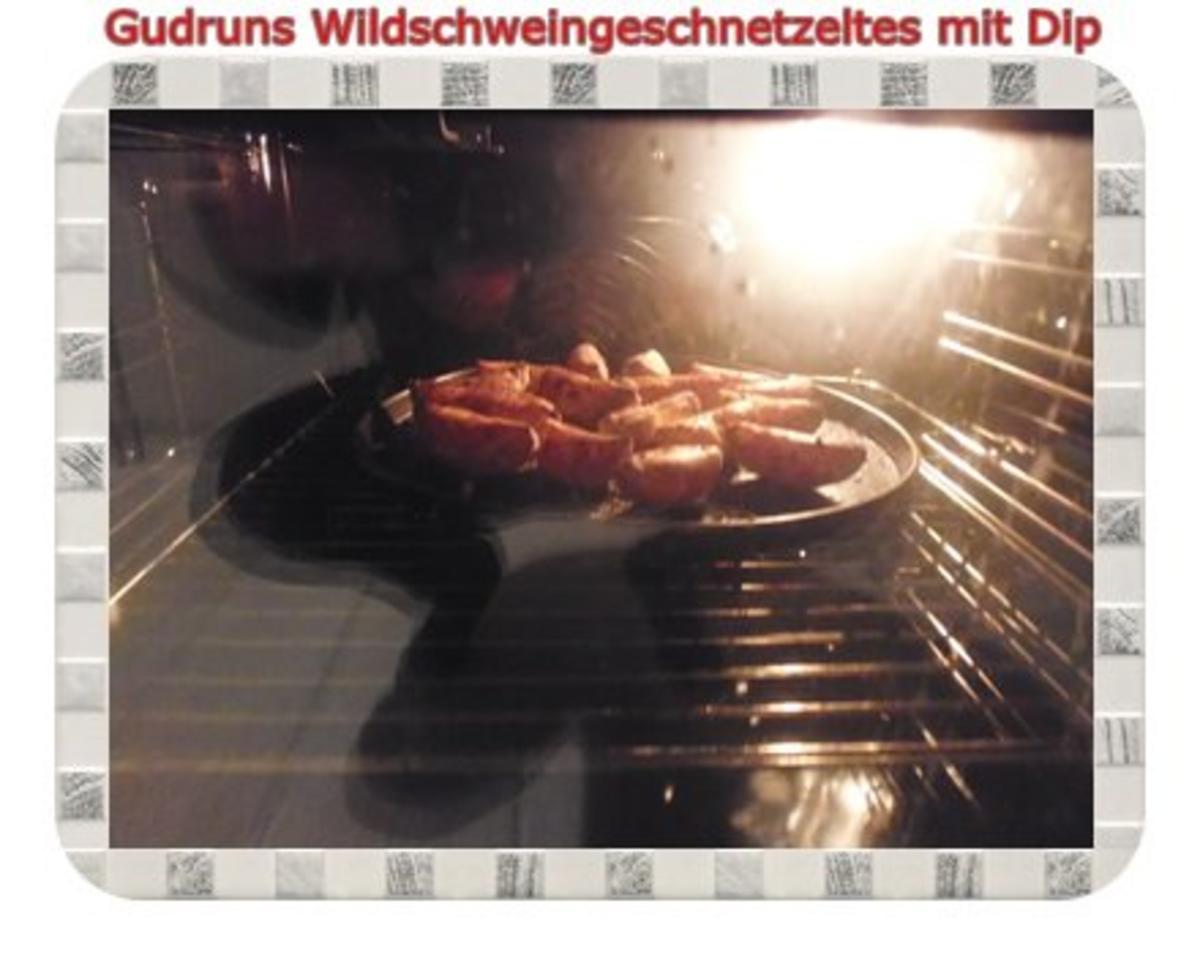 Fleisch: Wildschweingeschnetzeltes mit Dip - Rezept - Bild Nr. 12