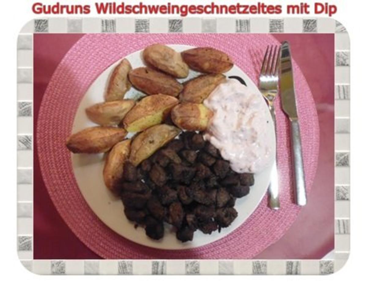 Fleisch: Wildschweingeschnetzeltes mit Dip - Rezept - Bild Nr. 14