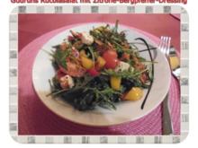 Salat: Rucolasalat mit Zitrone-Bergpfeffer-Dressing - Rezept