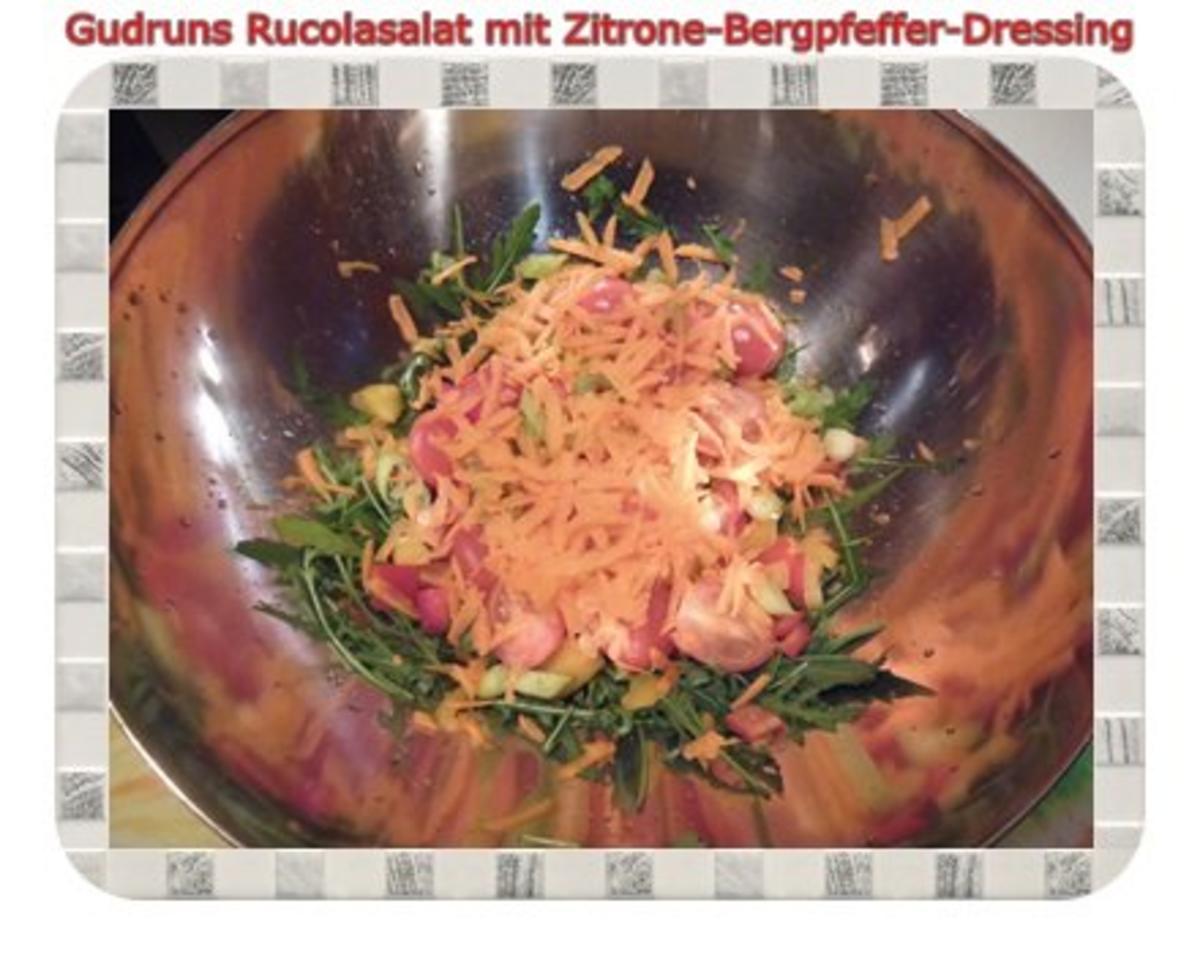 Salat: Rucolasalat mit Zitrone-Bergpfeffer-Dressing - Rezept - Bild Nr. 3