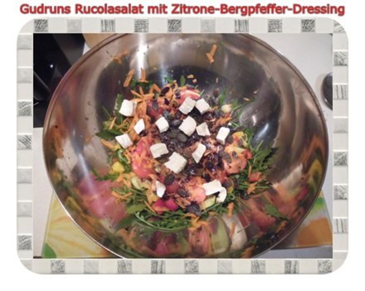 Salat: Rucolasalat mit Zitrone-Bergpfeffer-Dressing - Rezept - Bild Nr. 6