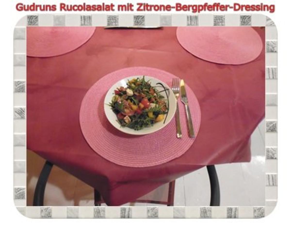 Salat: Rucolasalat mit Zitrone-Bergpfeffer-Dressing - Rezept - Bild Nr. 7