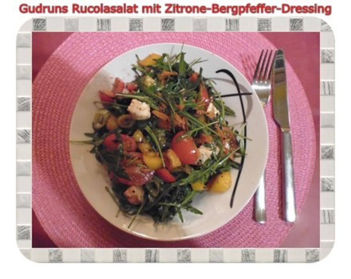 Salat: Rucolasalat mit Zitrone-Bergpfeffer-Dressing - Rezept - Bild Nr. 8