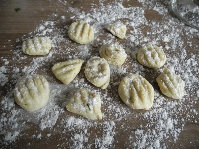 Gnocchis mit  Hartweizengrieß - Rezept