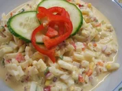 Salate: Eiersalat mit Paprika und Gurke - Rezept