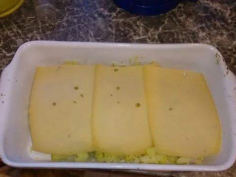 Gemüse mit Hähnchenbrust und Käse überbacken - Rezept - Bild Nr. 3