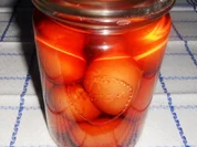 Rezept: "Soleier - ร la Erika", diese Eier schmecken nicht nur zu Ostern. (Rzpt. um 1951) "Soleier - ร la Erika", diese Eier schmecken nicht nur zu Ostern. (Rzpt. um 1951) - Rezept