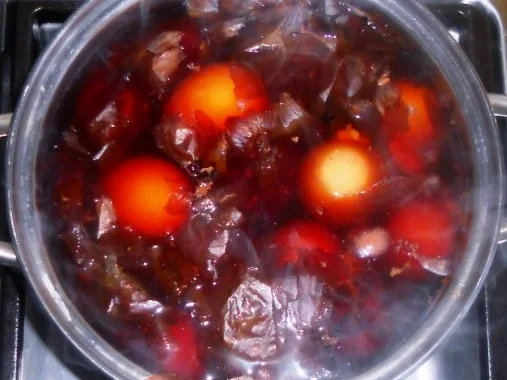 Rezept: "Soleier - à la Erika", diese Eier schmecken nicht nur zu Ostern. (Rzpt. um 1951) Bild Nr. 4 "Soleier - à la Erika", diese Eier schmecken nicht nur zu Ostern. (Rzpt. um 1951) - Rezept - Bild Nr. 4