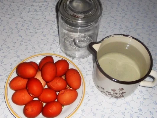 Rezept: "Soleier - à la Erika", diese Eier schmecken nicht nur zu Ostern. (Rzpt. um 1951) Bild Nr. 5 "Soleier - à la Erika", diese Eier schmecken nicht nur zu Ostern. (Rzpt. um 1951) - Rezept - Bild Nr. 5