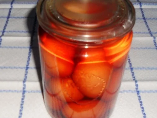 Rezept: "Soleier - à la Erika", diese Eier schmecken nicht nur zu Ostern. (Rzpt. um 1951) Bild Nr. 6 "Soleier - à la Erika", diese Eier schmecken nicht nur zu Ostern. (Rzpt. um 1951) - Rezept - Bild Nr. 6