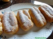 Brandteig:   ECLAIRS mit Sahne-Pudding-Füllung - Rezept