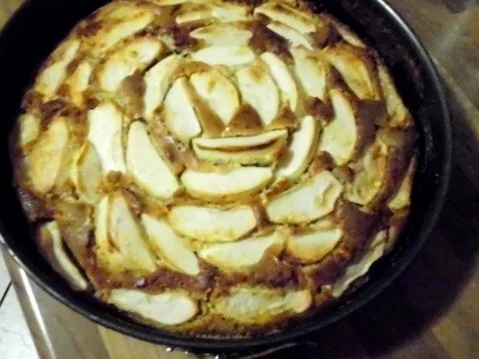 apfel-sahne-mandelkuchen - Rezept - Bild Nr. 8