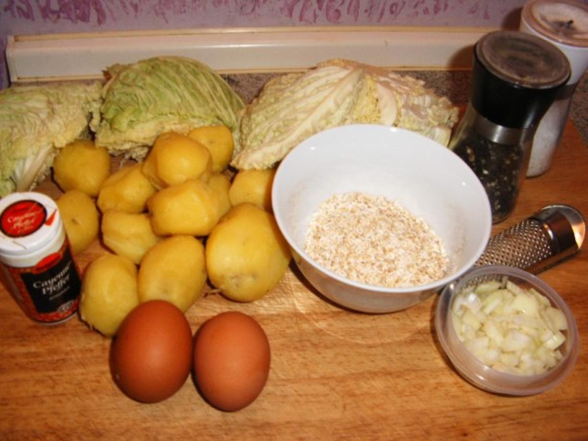 Wirsing-Kartoffel-Plätzchen - Rezept - Bild Nr. 2