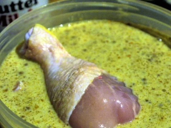 Buttermilchhähnchen mit Paprikareis - Rezept - Bild Nr. 7