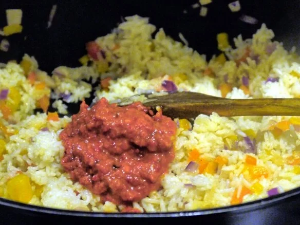 Buttermilchhähnchen mit Paprikareis - Rezept - Bild Nr. 13