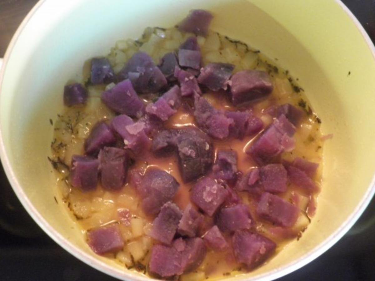 Violette Kartoffelsuppe ... - Rezept - Bild Nr. 7