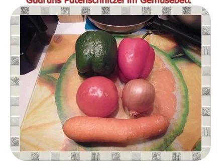 Fleisch: Pikantes Putenschnitzel im Gemüsebett - Rezept - Bild Nr. 5