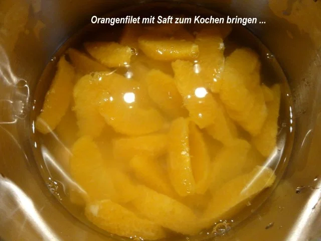 Dessert:   ORANGEN-SAHNE-PUDDING mit Arrak - Rezept - Bild Nr. 2