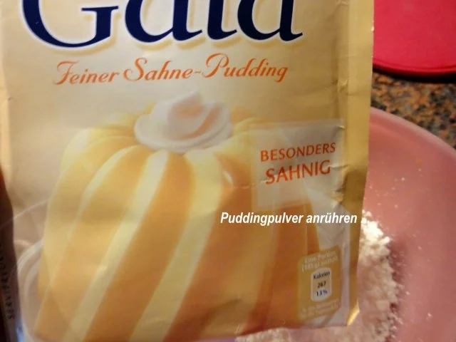 Dessert:   ORANGEN-SAHNE-PUDDING mit Arrak - Rezept - Bild Nr. 3