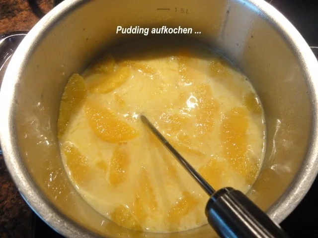 Dessert:   ORANGEN-SAHNE-PUDDING mit Arrak - Rezept - Bild Nr. 5