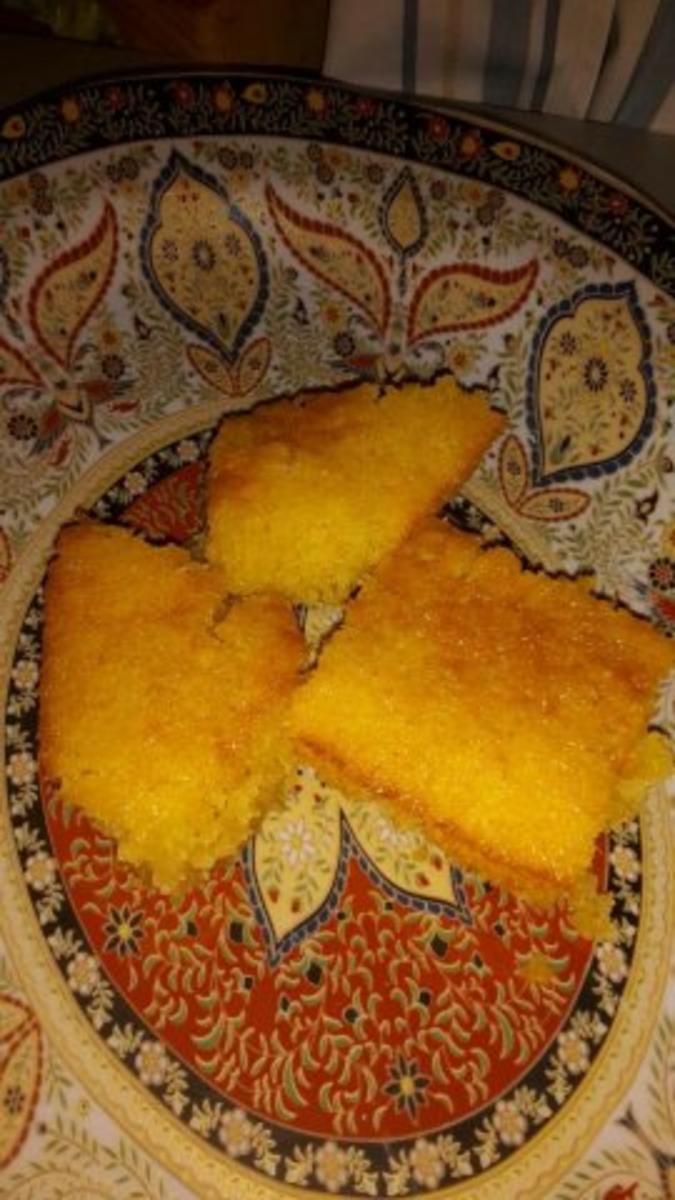 Marokkanischer Orangen-Grieß-Kuchen ala Lucia Amina - Rezept