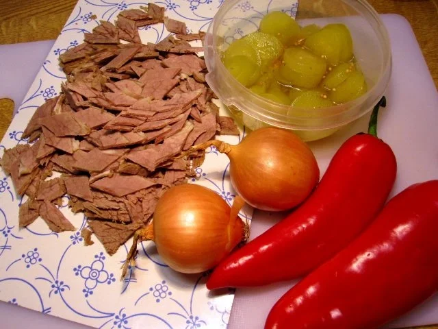 Rezept: Rindfleischsalat Bild Nr. 4 Rindfleischsalat - Rezept - Bild Nr. 4