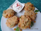 Maisfritters mit Frischkäse-Chili-Dip - Rezept