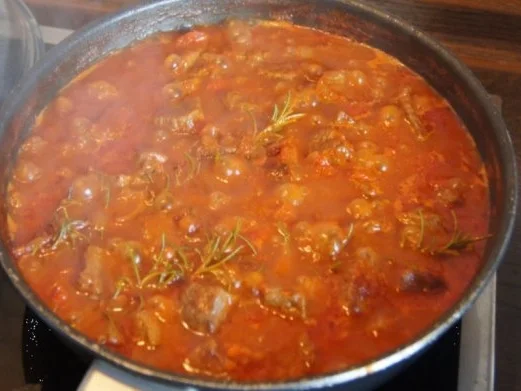 Rindergulasch mit Hörnchennudeln à la Papa - Rezept - Bild Nr. 9
