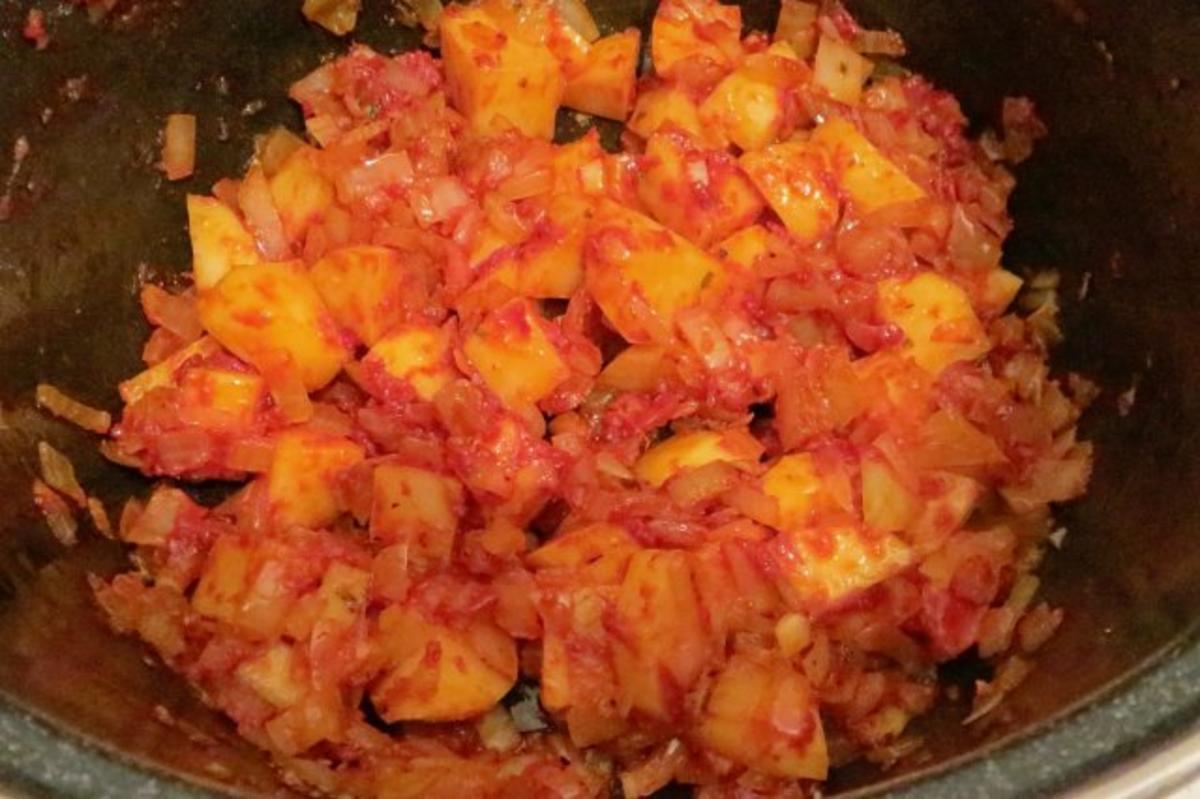 Kochen: Roter Linsen-Kartoffel-Eintopf - Rezept - Bild Nr. 2
