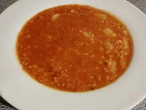 Kochen: Roter Linsen-Kartoffel-Eintopf - Rezept - Bild Nr. 4