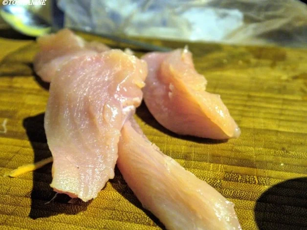 Rezept: Chicken-Fingers mit Süßkartoffel-Sticks und Limetten-Majo Bild Nr. 5 Chicken-Fingers mit Süßkartoffel-Sticks und Limetten-Majo - Rezept - Bild Nr. 5