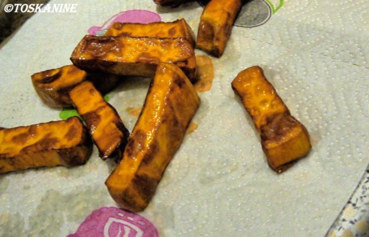 Chicken-Fingers mit Süßkartoffel-Sticks und Limetten-Majo - Rezept - Bild Nr. 9
