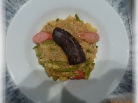 Sauerkrauteintopf mit Böhnchen,Mett-und Blutwurst - Rezept - Bild Nr. 5