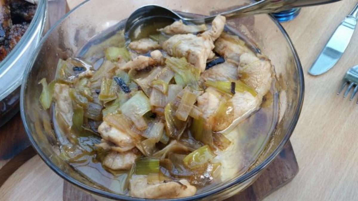 Huhn in Teriyakisauce - Rezept