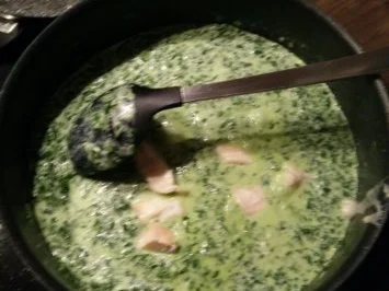 Penne in Gorgonzola-Spinatsoße - Rezept - Bild Nr. 4