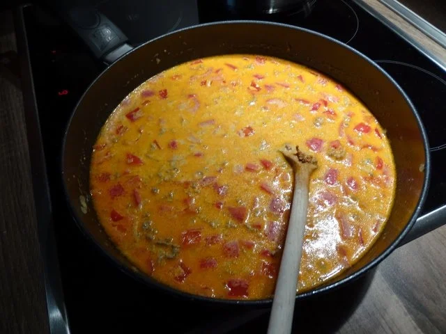 Rindergehacktes in Paprika-Tomatensoße - Rezept - Bild Nr. 3