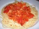 Pasta mit Zwiebel-Specksauce - Rezept