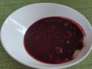 Dessert : Vanillie - Budwig - Quark mit roter Grütze - Rezept