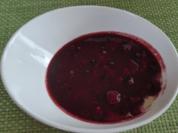 Dessert : Vanillie - Budwig - Quark mit roter Grütze - Rezept
