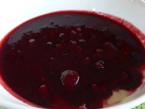 Rezept: Dessert : Vanillie - Budwig - Quark mit roter Grütze Bild Nr. 2 Dessert : Vanillie - Budwig - Quark mit roter Grütze - Rezept - Bild Nr. 2