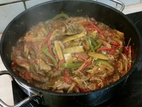 Pfannengerührtes Filet mit Gemüse - Rezept - Bild Nr. 4