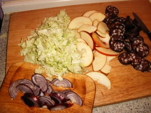 Spitzkohl- Blutwurst-Kartoffel- Pfanne - Rezept - Bild Nr. 4