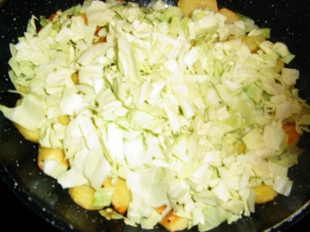 Spitzkohl- Blutwurst-Kartoffel- Pfanne - Rezept - Bild Nr. 5