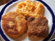 Schlemmer Filet mit Möhren-Kartoffelstampf und Sellerieschnitzel - Rezept