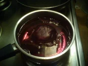 Rezept: Hackbraten mit Rotkohl umhüllt und Mozarellakäse Hackbraten mit Rotkohl umhüllt und Mozarellakäse - Rezept