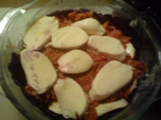 Hackbraten mit Rotkohl umhüllt und Mozarellakäse - Rezept - Bild Nr. 6